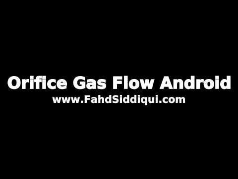 Orifice Gas Flow