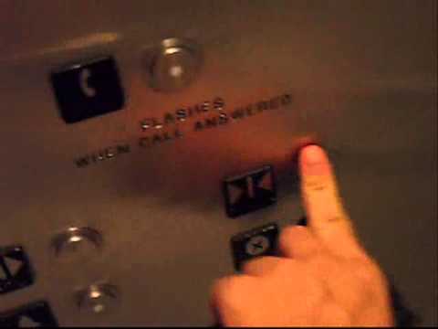 Schindler Scenic Hydraulic Elevator at Treasure Island Las Vegas Footbridge