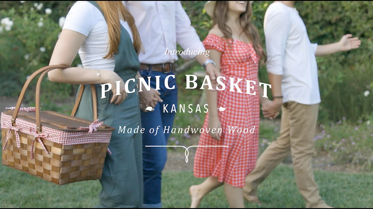 Wizard of Oz - Kansas Handwoven Wood Picnic Basket – PICNIC TIME Wizard of Oz - Kansas Handwoven Wood Picnic Basket – PICNIC TIME