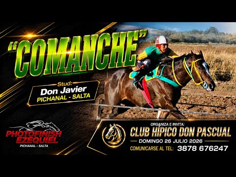 1°COMANCHE  2°NARANJITO Club Hípico Don Pascual Apolinario Saravia-Salta Domingo 26 Julio 2026