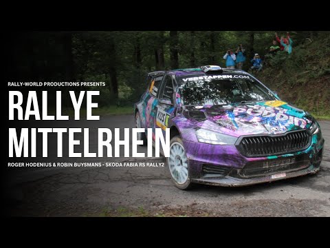 Rallye Mittelrhein 2025 | Roger Hodenius & Robin Buysmans - Skoda Fabia RS Rally2