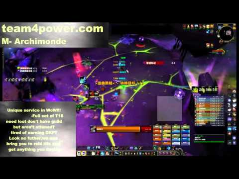 Mythic Hellfire Citadel(HFC Raid) - Mythic Archimonde Fight Balance Druid PoV