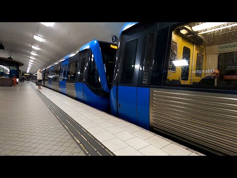 Odenplan to T-Centralen, SL metro / Tunnelbanan Stockholm, Sweden