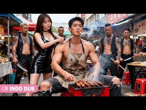 Dewa perang pensiun jadi penjual sate cari nafkah,diganggu para preman demi uang jagaan dan hasilnya