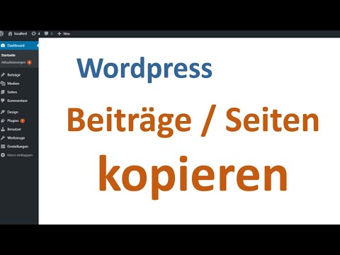 wordpress beiträge oder seiten kopieren / duplizieren - so gehts