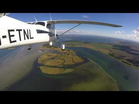 Rundflug Fischland Darss Zingst - Nationalpark Vorpommersche Boddenlandschaft