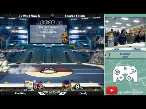 Project MSU 5 Losers Finals - Techboy (Ice Climbers) vs. Lordy (Ike)
