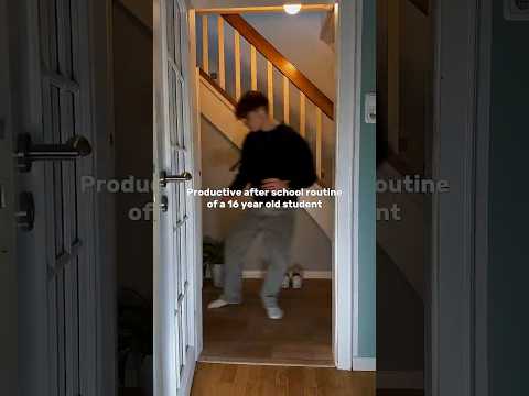 My productive after school routine as a 16 year old student