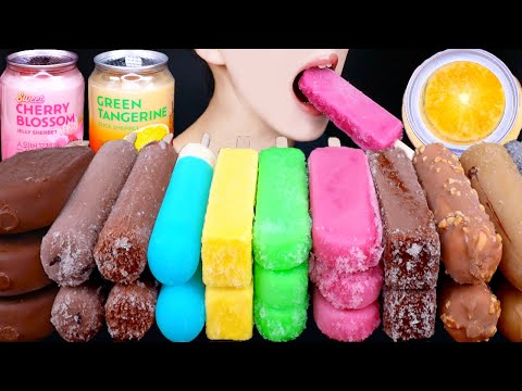 ASMR CHOCOLATE ICE CREAM NUTELLA DESSERT MUKBANG 초콜릿 아이스크림 먹방 チョコレートアイスクリーム 咀嚼音 EATING SOUNDS