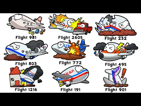 Every Worst McDonnell Douglas DC-10 Accident Explained in 15 Minutes