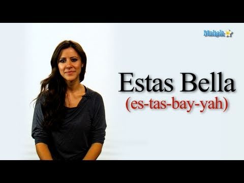 Part of a video titled How to Say "You're Beautiful" in Spanish - YouTube
