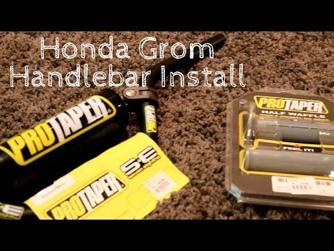 Honda Grom ProTaper Handlebar install