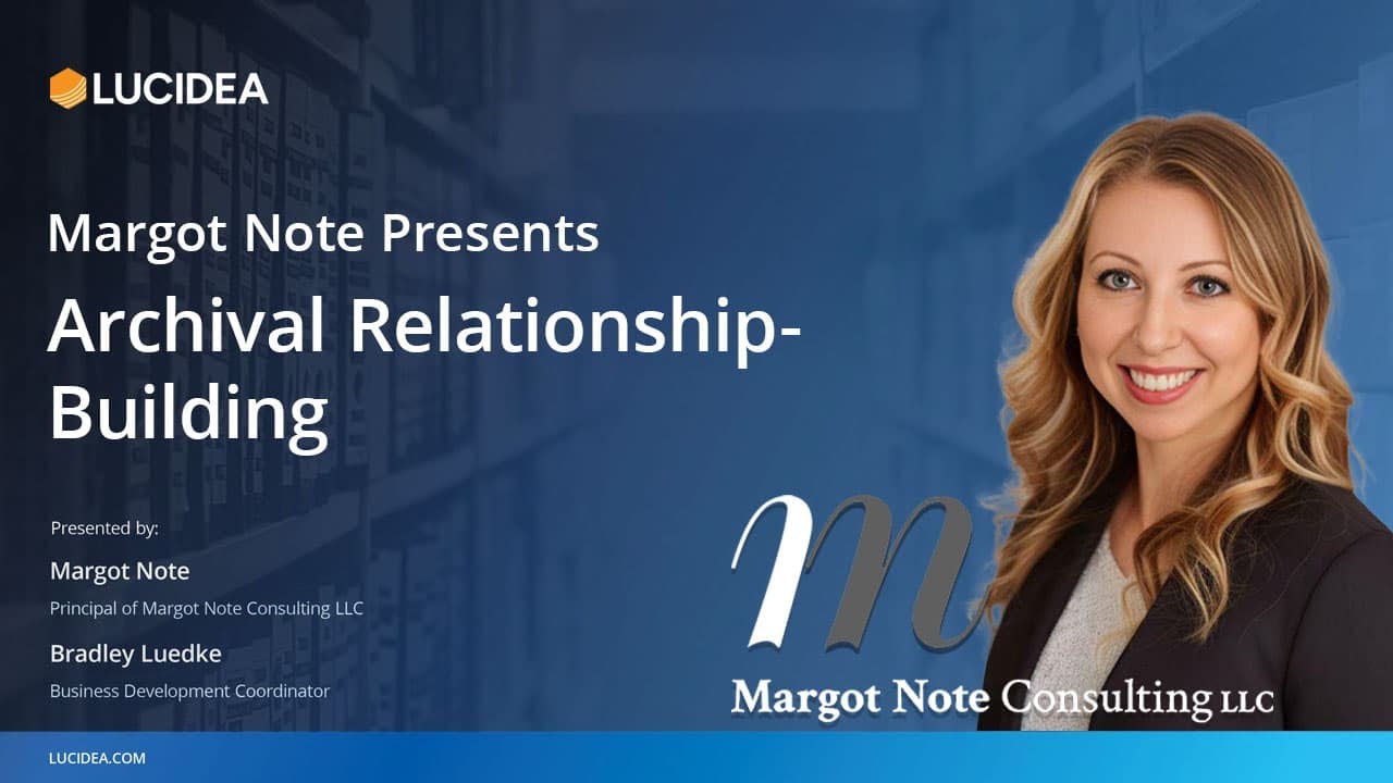 Margot Note Presents: Archival Relationship-Building
