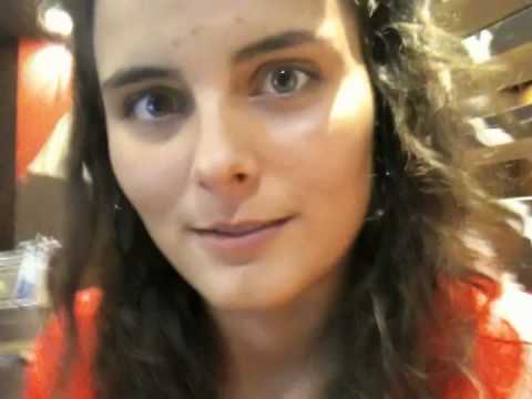 Guoda and MG [I-N] at McDonald's. Spying-messing around.