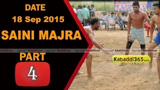 (1) Saini Majra (Mohali) Kabaddi Touranament 18 Sep 2015