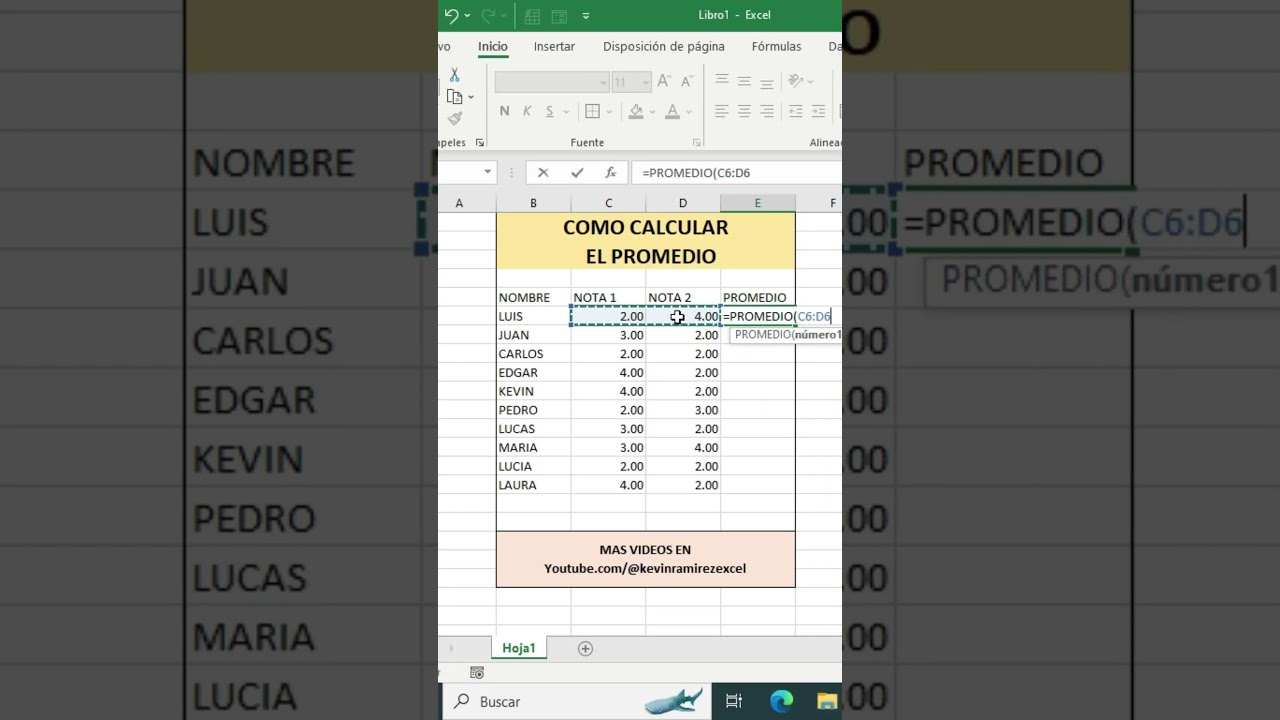 How to Calculate the AVERAGE in Excel #learnexcel