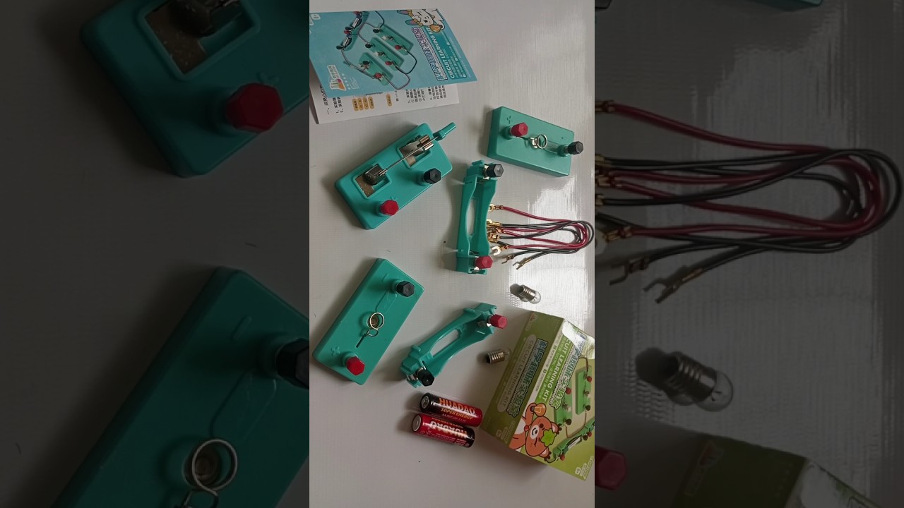 Circuit Learning Kit #schoolproject #scienceexperiment #shorts
