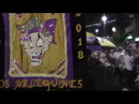 Los Arlequines de la R en Villa Urquiza - Carnaval 2018