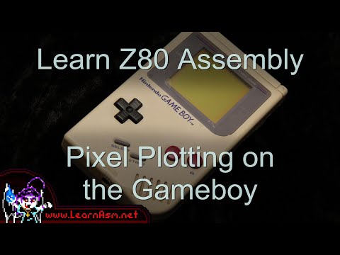 GameBoy - ASM PSET and POINT for Pixel Plotting - Z80 ASM Lesson Photon13