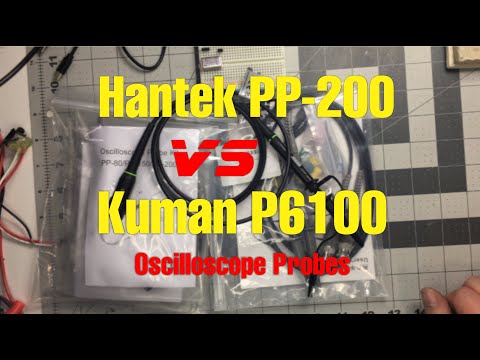 TTE 23 Hantek PP-200 Vs Kuman P6100 Oscilloscope Probes