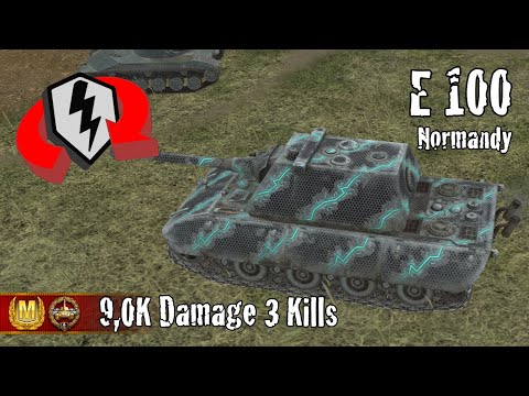 E 100  |  9,0K Damage 3 Kills  |  WoT Blitz Replays