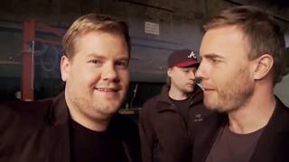 FUNNY! James Corden and Gary Barlow - the best bromance between a fan and his idol ever