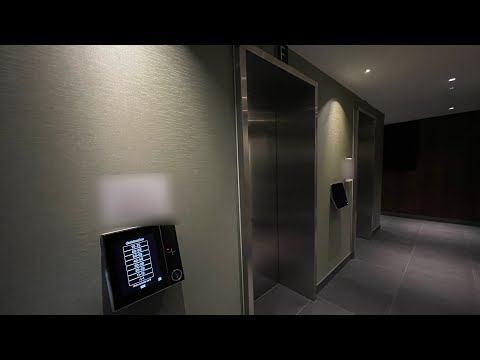 High speed lift surf Kone Ecodisc high rise 6M/S *Tallest lift in the UK*