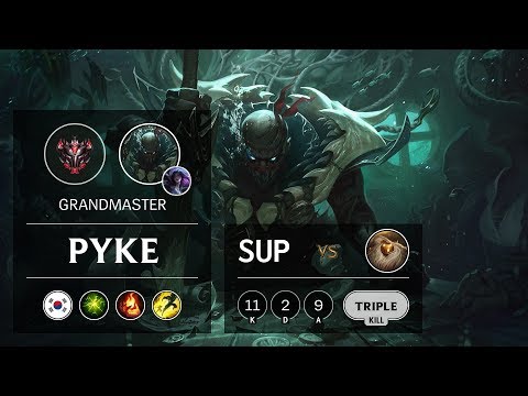 Pyke Support vs Bard - KR Grandmaster Patch 9.8