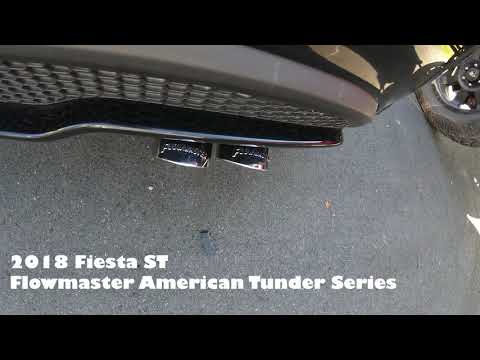 2018 Ford Fiesta ST Stock VS Flowmaster American Thunder Series Exhaust