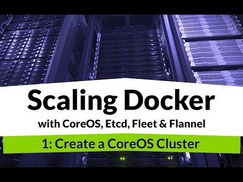 Scaling Docker 1 High Availability Docker DevOps with CoreOS Etcd Fleet Flannel Nginx