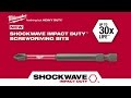 Біта SHOCKWAVE , TX30, 25мм, (25шт), пластикова коробка ACC MILWAUKEE 4932430886