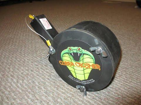 Cobra Crusher Demo on Testing Gold Ore by Chris Ralph - Rock Crusher