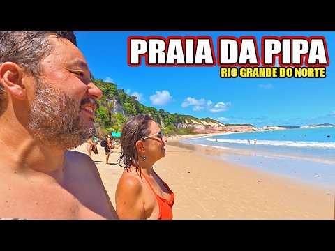 PRAIA DA PIPA - RN - PARAÍSO BADALADO - GOLFINHOS E MUITA BELEZA!