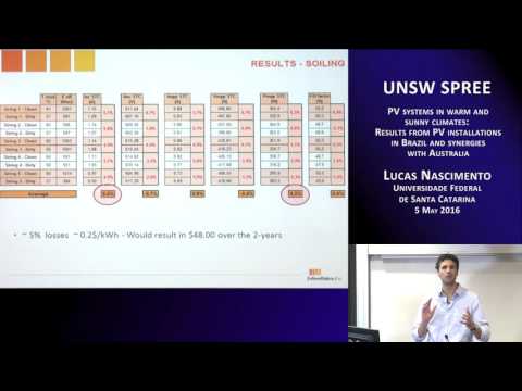 UNSW SPREE 201605-05 Lucas Nascimento - PV systems in warm and sunny climates
