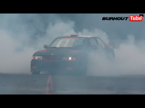 BMW E36 "SAPER" Burnout - Rozpoczęcie Sezonu 2021 DRIFT PIŁA