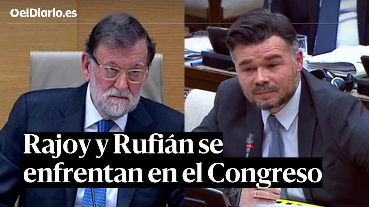 RAJOY y RUFIÁN se enfrentan en el CONGRESO por la OPERACIÓN CATALUÑA
