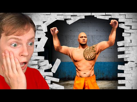 ESCAPE the PRISON as THE ROCK in GTA 5!