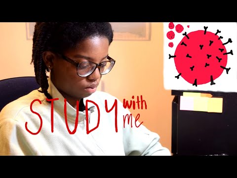 LOCKDOWN STUDY WITH ME! 1 HOUR REAL TIME QUARANTINE GRIND! YEAR 13 BIOLOGY ONLINE LESSONS WITH MUSIC