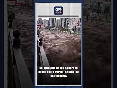 Mersin Turkey Flood Disaster 2026 Raw Nature Power Currents Destroy City