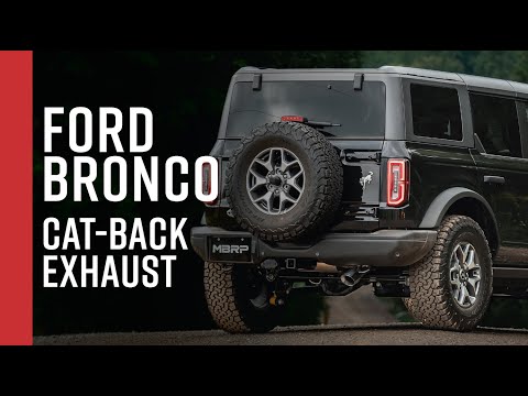 MBRP's 2021 Ford Bronco Cat-Back Exhaust
