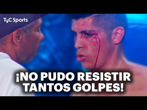 LO C4GÓ A PIÑAS 🔥 LE PEGÓ TANTO A SU RIVAL QUE EL ÁRBITRO PARÓ LA PELEA 🥊 TREMENDO KO