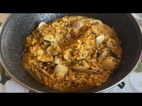 Fregola sarda ai frutti di mare