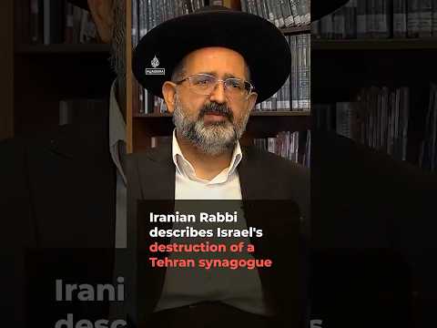 Iranian rabbi describes Israel's destruction of a Tehran synagogue | AJ #shorts