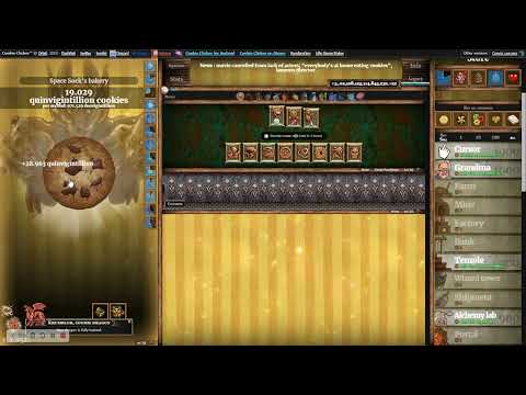 Cookie Clicker Mega Combo - over 25 trillion years of cps