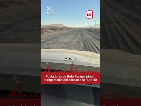 Buta Ranquil: piden la reparación de la Ruta 40