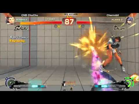 WW Arcade MadCatz - USF4 - CNB ChuChu vs Chern0bil