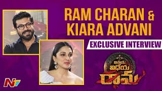 Ram Charan And Kiara Advani Interview about Vinaya Vidheya Rama