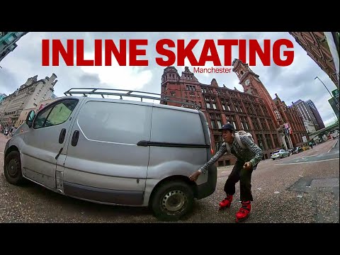 INLINE SKATING IN MANCHESTER | KALLÉO HIPOLITO - Patinando nas ruas de Manchester  {Patins Urbano}