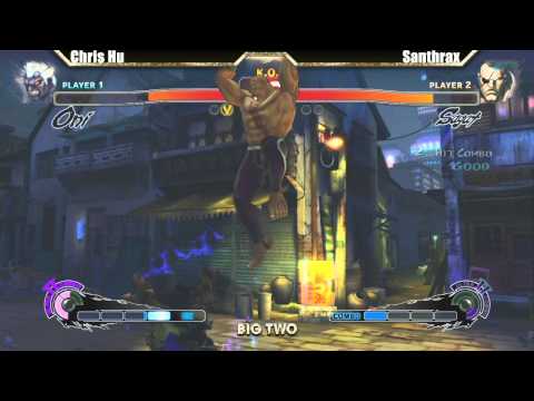 SSF4 AE 2012 Chris Hu vs Santhrax - Big Two #5 Tournament