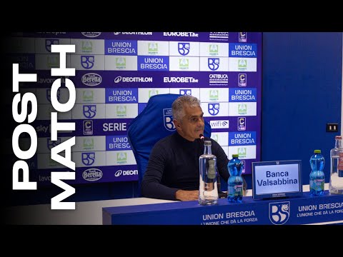 Il Post Match | Mister Lopez dopo Union Brescia - AlbinoLeffe 2-1